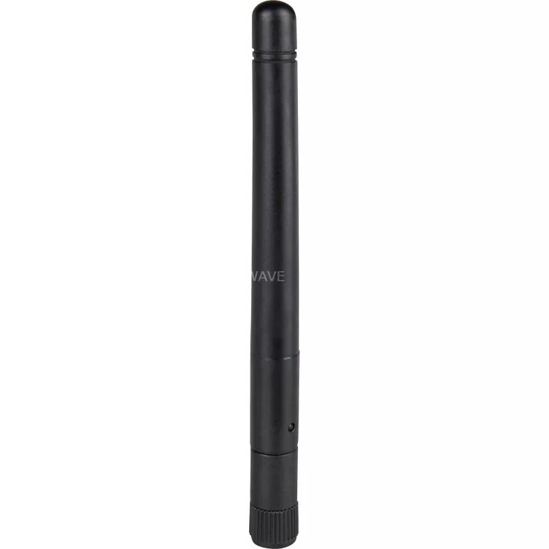 Delock 88339 antenna Wi-Fi 802.11 b/g/n, RP-SMA, 2 dBi, omnidirezionale, con snodo orientabile, nera