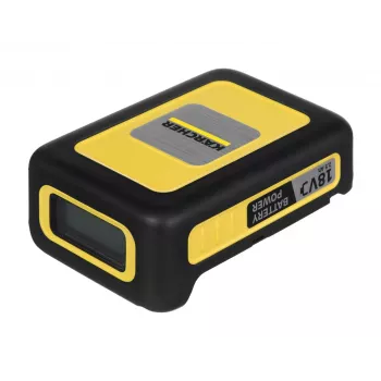 Set batteria e caricabatterie Kärcher Power 18 V 2,5 Ah, 1 batteria, 1 caricabatterie, giallo