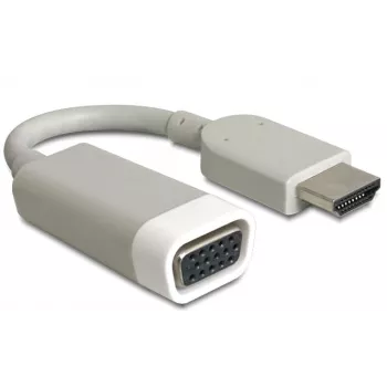 Adattatore per cavo video DeLOCK 65469 VGA D-Sub su HDMI tipo A bianco