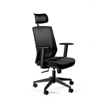 Sedia da ufficio ergonomica ESTA nero