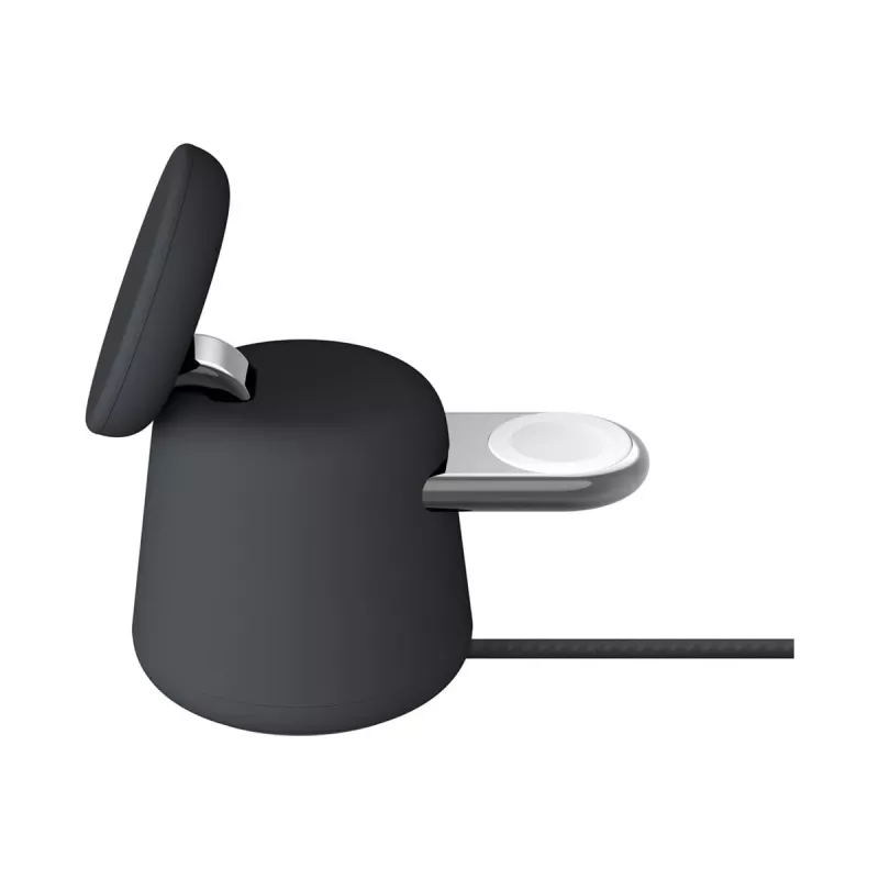 Caricatore wireless Belkin WIZ027VFH36 2‑in‑1 magnetico Qi2 15W per iPhone e Apple Watch