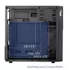 Akyga AK19BK case per PC micro-tower, Micro-ATX / Mini-ITX, USB-C + USB 3.0 + 2x USB 2.0, senza alimentatore, nero
