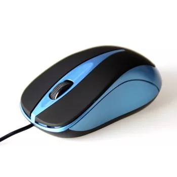 Mouse ottico 800dpi NERO-BLU MT1091