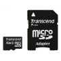 Flash Memory Transcend 4GB MicroSDHC Class 10 con adattatore