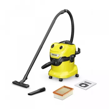 Aspirapolvere umido/secco Kärcher WD 4 V-20/5/22 — 20 l, 1000 W, tubo 2,2 m