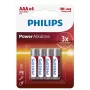 Batterie Philips Power Alkaline AAA, confezione da 4