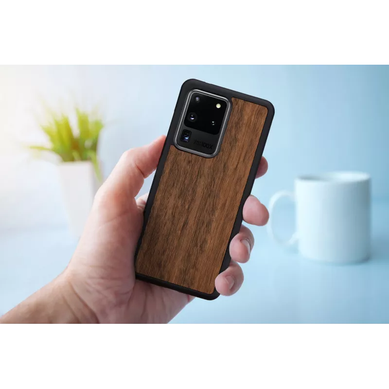 Custodia per cellulare Man and Wood per Samsung Galaxy S20 Ultra — nero Koala