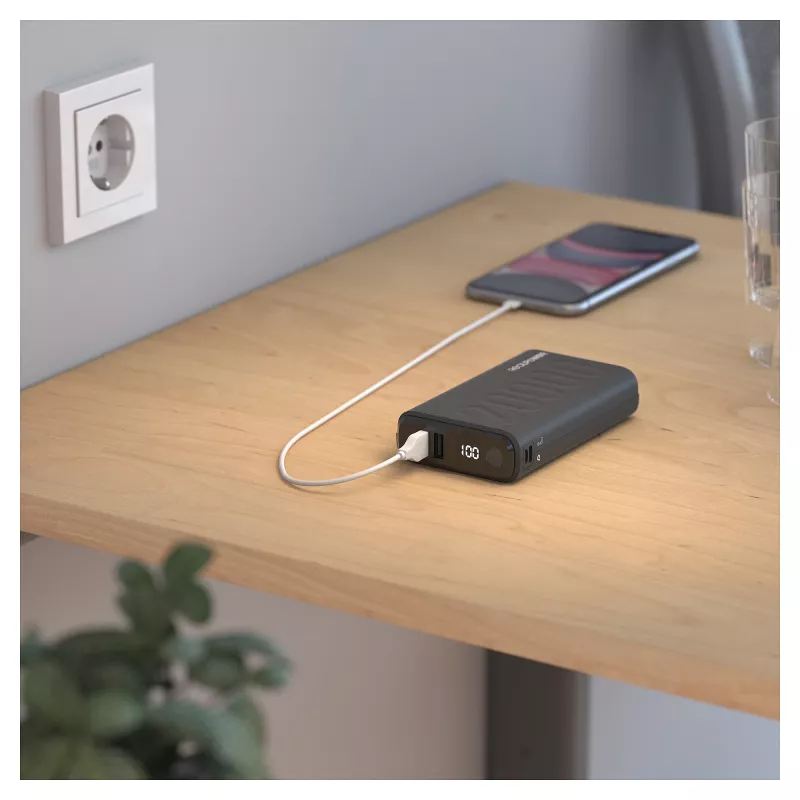 Powerbank RealPower PB-20000 PD nero (323369)