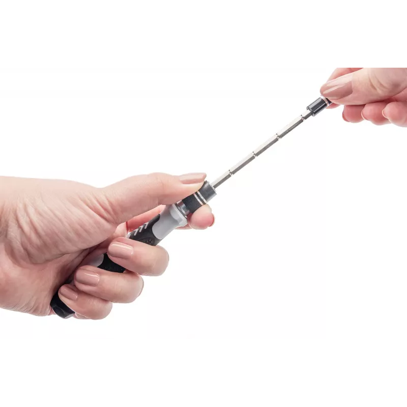 Set di cacciaviti di precisione Digitus 115 pezzi 98 bit Security Torx Hex Phillips