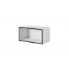 Armadio contenitore aperto Cama ROCO RO4 75/37/37 bianco/nero