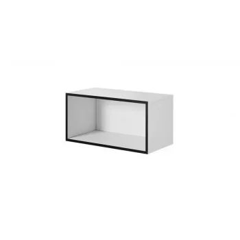 Armadio contenitore aperto Cama ROCO RO4 75/37/37 bianco/nero