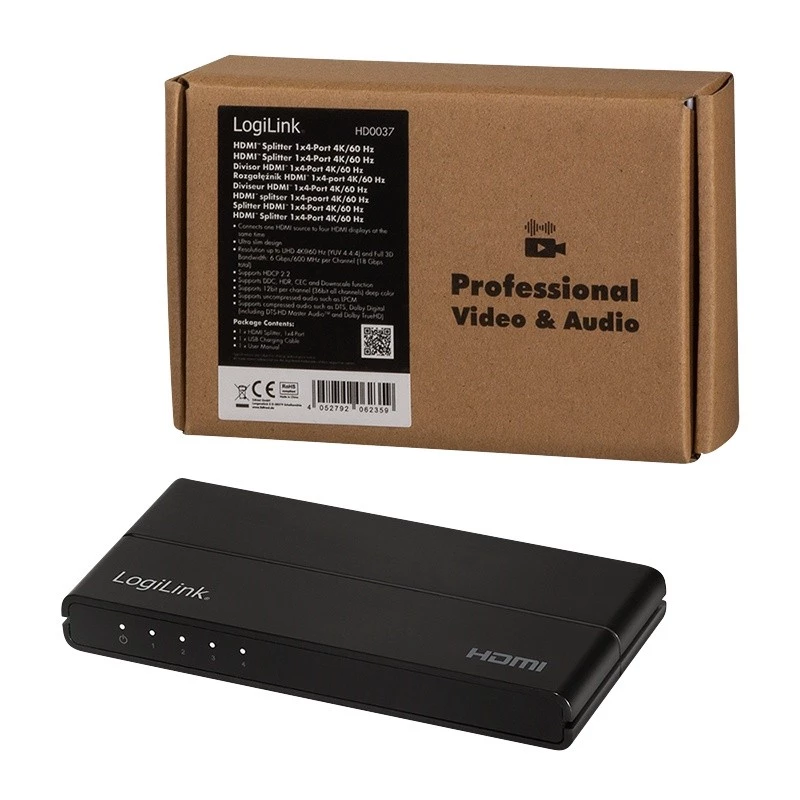 Splitter video HDMI LogiLink HD0037