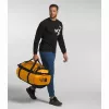 The North Face Base Camp Duffel L Borsa da viaggio 95 L poliestere nero, giallo