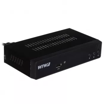 Sintonizzatore TV WIWA H.265 LITE — sintonizzatore DVB-T/DVB-T2 con supporto H.265, Full HD, HDMI, USB, SCART