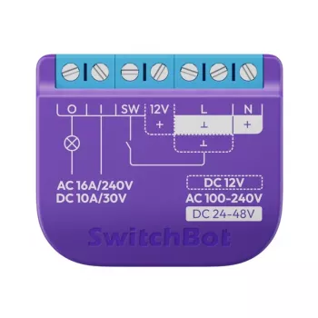 Controllo porta garage SwitchBot W5502330 — accessorio per l'automazione della smart home per il controllo remoto e l'integrazione