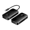 Trasmettitore/ricevitore wireless USB-C a HDMI Vention ADOBB — 4K@30Hz, 1×HDMI, cavo USB-C 1 m, nero