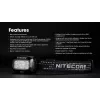 Torcia frontale Nitecore NU30 — torcia frontale LED compatta e portatile, fino a 500 lumen, più livelli di potenza, modalità luce rossa