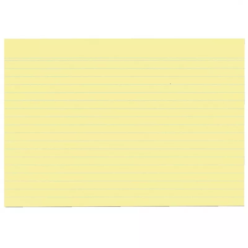 Scheda per schedario Herlitz 1150515 giallo 1 pz.