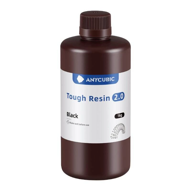 Resina fotopolimerica AnyCubic Tough Resin 2.0 nero 1 kg SRX2BK-101A