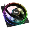 Cryorig Crona S CR-XRS3 PWM ARGB ventola per case (3 pz.), 120 mm, nera