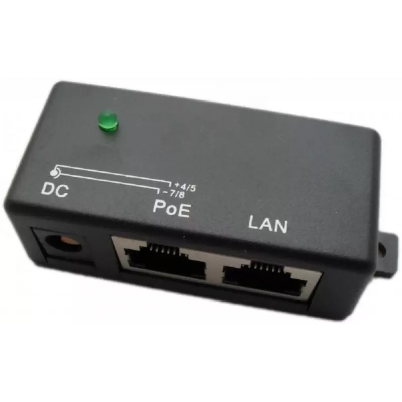 Iniettore PoE Extralink 1 porta 100 Mbit/s RJ45