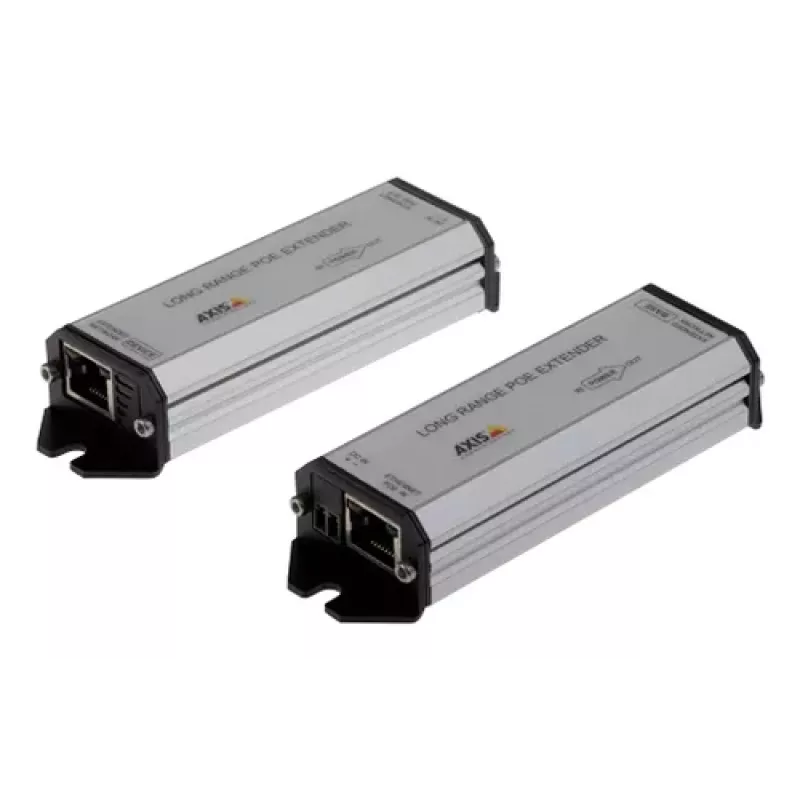 AXIS kit extender PoE long range - ripetitore - LAN 100 Mb - 10Base-T, 100Base-TX - RJ-45 / RJ-45 - fino a 1 km