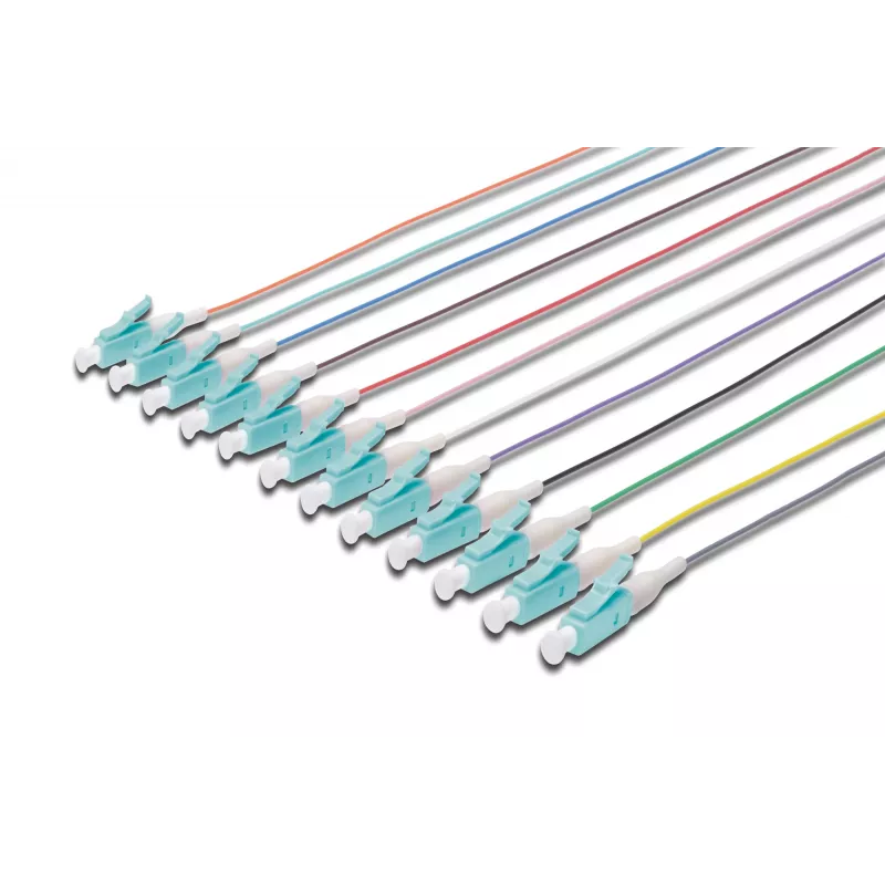 Pigtail in fibra ottica Digitus LC OM3 50/125 µ simplex 2 m