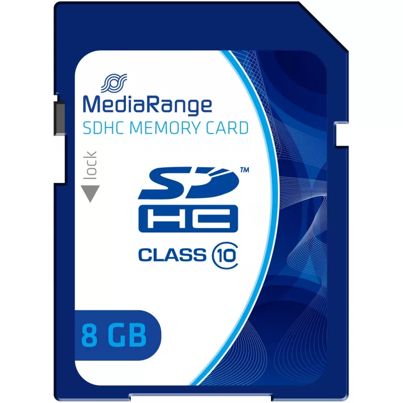 Scheda di memoria MediaRange 8 GB SDHC Class 10 MR962