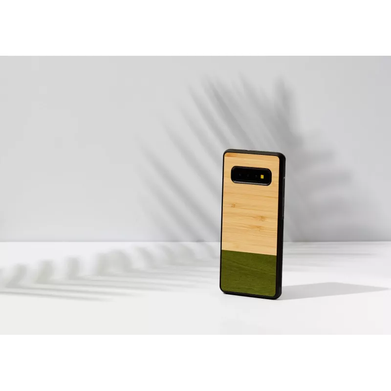 Custodia per smartphone man and wood per Samsung Galaxy S10 Plus — Bambuswald nero