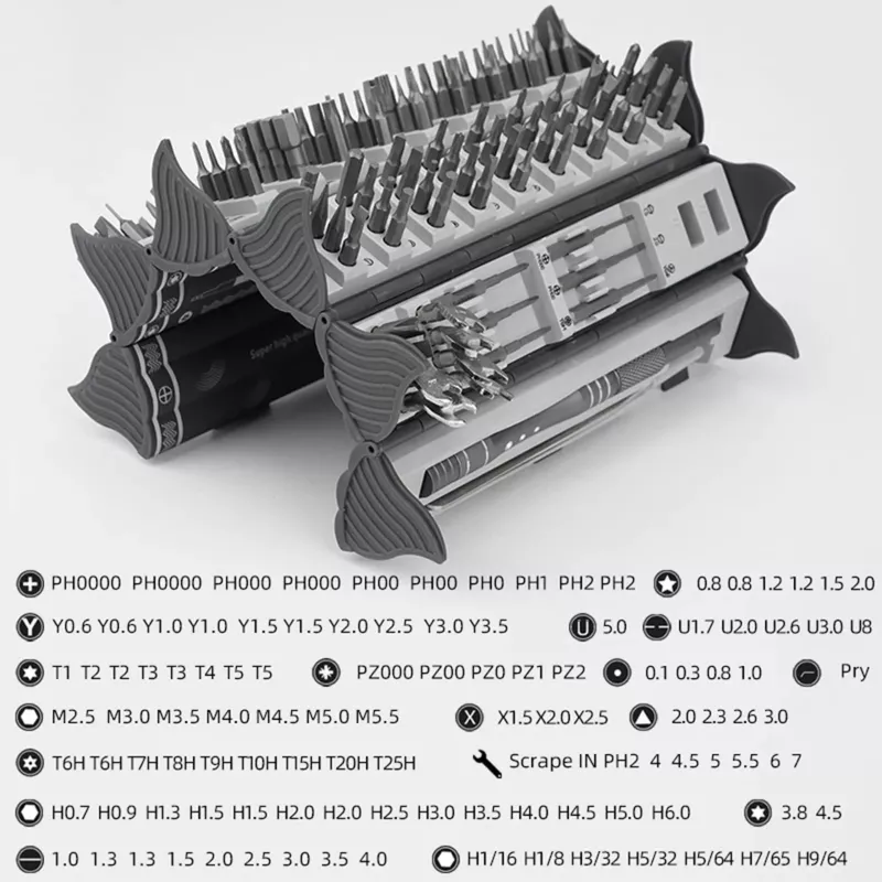 Set di cacciaviti di precisione Extralink EX.21465 — kit magnetico 128 in 1 con punte