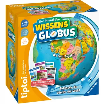 Giocattolo educativo Ravensburger tiptoi Globo interattivo della conoscenza