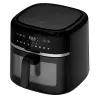 Adler AD 6318 friggitrice ad aria, 8 l, 2500 W, display LCD, 9 programmi, nera