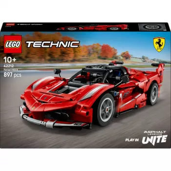 LEGO Technic Ferrari FXX K modello in scala 1:10, 897 pezzi, da 10 anni