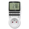 Timer elettronico QOLTEC PC0628 con display LCD, conto alla rovescia 24 ore