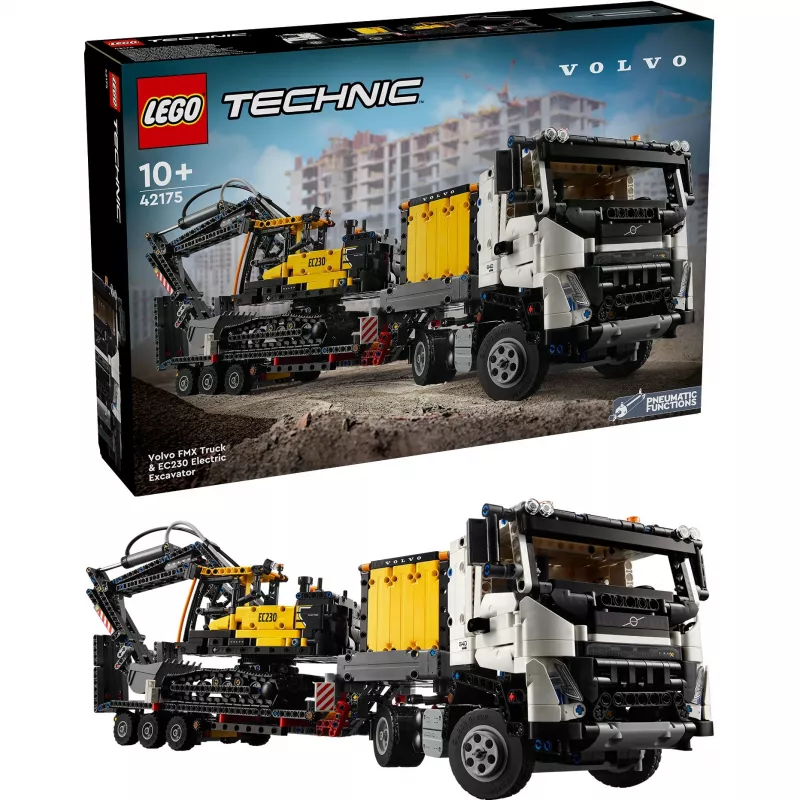 LEGO Technic Volvo FMX Truck & EC230 Escavatore Elettrico 42175