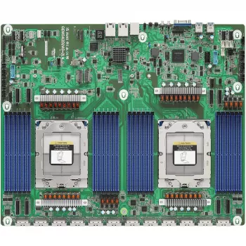 Scheda madre ASRock GENOA2D24G-2L+ — AMD SoC, socket SP5, ATX, 24x DDR5-DIMM, fino a 12,3 TB, 2x GbE