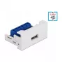 Modulo DeLOCK Easy 45 USB 2.0 Type-A femmina su morsettiera