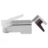 Connettore RJ45 schermato EQUIP Cat 8.1, connettore maschio, argento, 50 pezzi, 11,7×22,5 mm, 3,7 g