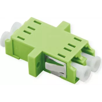 ROLINE Custodia LC duplex OM5 con flangia e bussola in ceramica - Fibra multimodale - Duplex - Fibra ottica (FO)