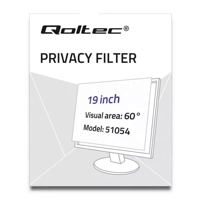 Qoltec 51054 filtro privacy 48,3 cm (19) laptop