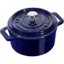 Padella mini singola in ghisa Staub Minis — diametro 10 cm, blu