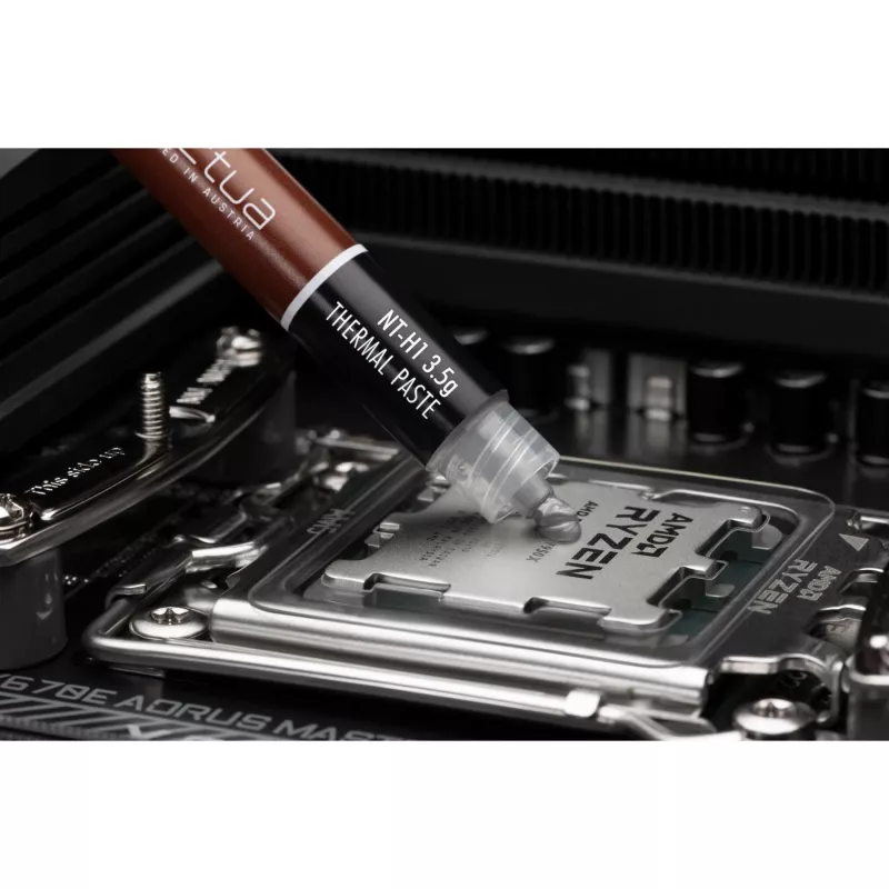 Pasta termica Noctua NT-H1 AM5 Edition, 3,5 g, 1,4 ml, con Thermal Paste Guard, grigio chiaro