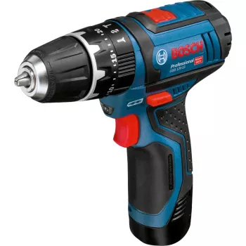 Bosch GSB 12V-15 Professional 1300 RPM nero, blu