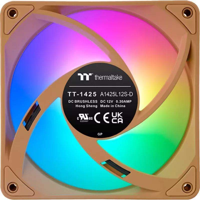 Ventole per case Thermaltake CT140 EX ARGB 140mm confezione da 3 Gravel Sand