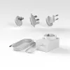 Caricabatterie wireless Zens Aluminium Series 20W/15W per telefoni e auricolari compatibili Qi