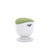 Up Up Seul sgabello ergonomico a bilanciere bianco, D42 tessuto verde