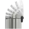 Brabantia 111822 pattumiera 30 l rotonda acciaio inox (11 18 22)