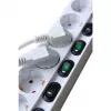 Brennenstuhl 1153110126 Prolunga 2 m 6 prese AC per interni bianco (1153110126)