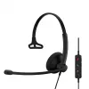 Cuffie EPOS IMPACT 100 MS Mono USB-C+A con filo leggere 51g