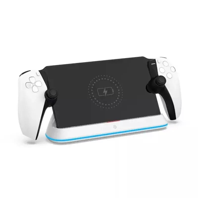 Sistema di ricarica Subsonic SA5708 per Playstation Portal con cavo nero bianco